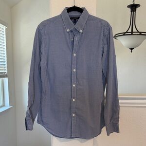 Men's Blue Checkered Shirt